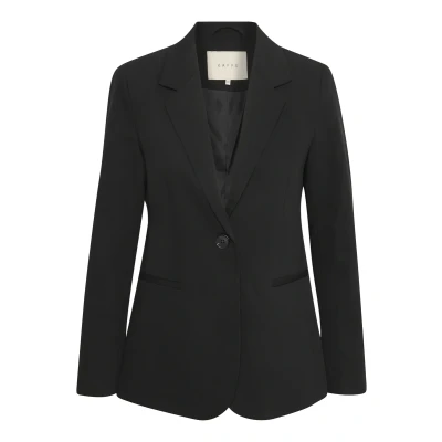 Afbeelding van Kaffe Kasakura Blazer, Dames, Maat: 34, Black deep