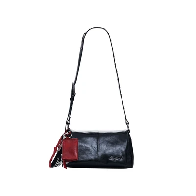 Afbeelding van Desigual Small Shiny Schoudertas, Dames, Maat: One Size, Black