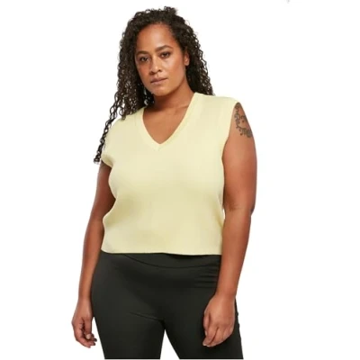 Afbeelding van Urban Classics SLIP ON Top, Dames, Maat: XS, Softyellow