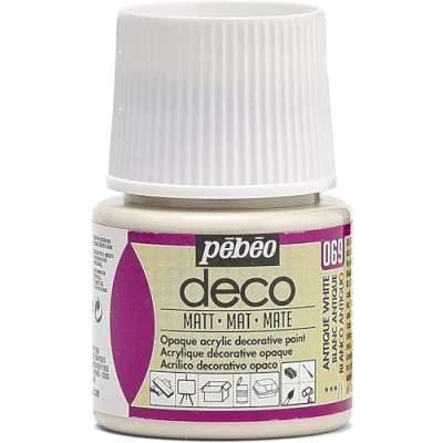 Afbeelding van Verf antiek wit acryl mat 45 ml Pébéo