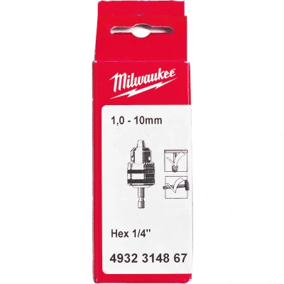 Afbeelding van Milwaukee Accessoires Tandkransboorhouder 1,0 10,0 mm, HEX 1/4&quot; 4932314867