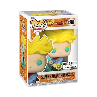 Afbeelding van Funko Pop! Dragon Ball Super Saiyan Trunks with Sword Glow in the Dark Exclusive