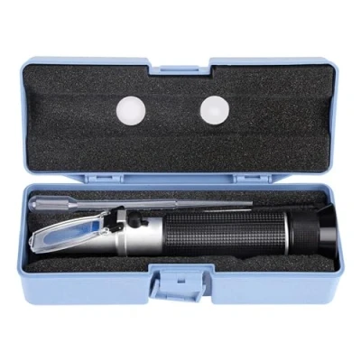 Afbeelding van Garosa Professionele Refractometer, Handheld Alcohol 0 80% Test Wijn Tester Meter Meet Instrument