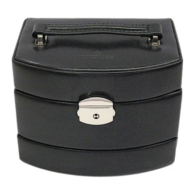 Afbeelding van WINDROSE sieradendoos Merino Moda Jewellery Box Automatic Black zwart