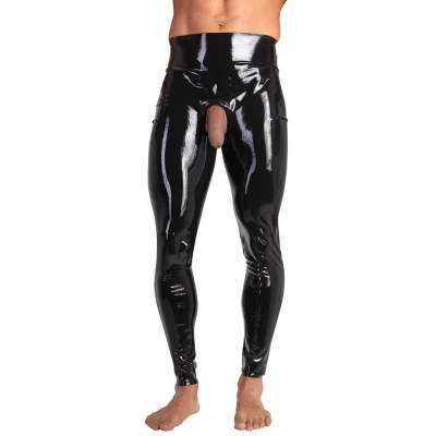 Afbeelding van Mannen Latex Leggings S