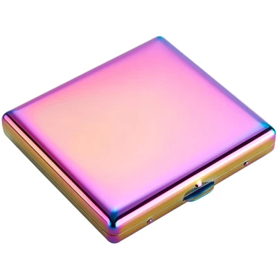 Afbeelding van Sigarettendoosje Regenboog 20 Sigaretten Luxe Sigarettenhouder