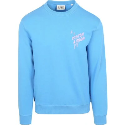 Afbeelding van Sweater Scotch &amp; Soda Print Blauw