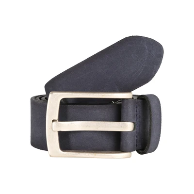 Afbeelding van Vanzetti Leren Riem 40mm Leather Belt W80 Navy Blauw