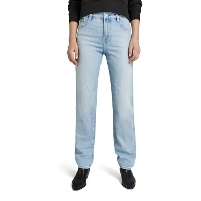 Afbeelding van G STAR RAW Viktoria High Straight Wmn, Blauw (Sun Faded Mirage Blue D23959 d503 g316), 29W x 34L