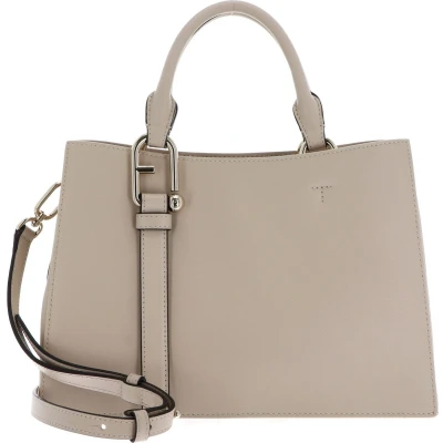 Afbeelding van FURLA Leren Handtas Schoudertas Nuvola Tote Avena Beige