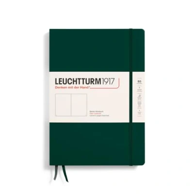 Afbeelding van Leuchtturm notitieboek forest green blanco composition hardcover b5 178x254mm