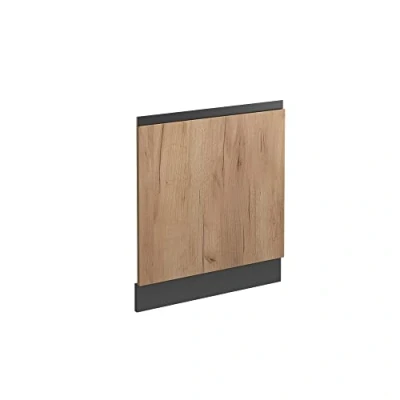 Afbeelding van Vicco Frontpaneel R Line, Krachtige eik goud/Antraciet, 59.6 cm J vorm, zonder werkblad