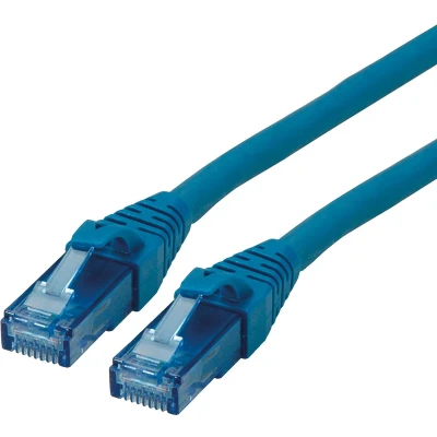 Afbeelding van Netwerkkabel Cat6a U/UTP 10 meter (100% koper, LSZH, Blauw)
