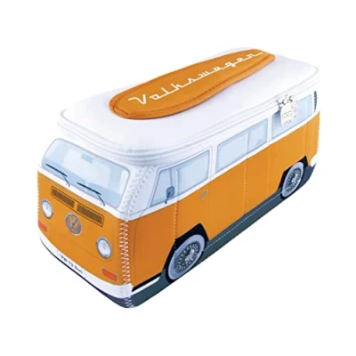 Afbeelding van toilettas Volkswagen VW bus T2 (Bulli) Large kleur : oranje