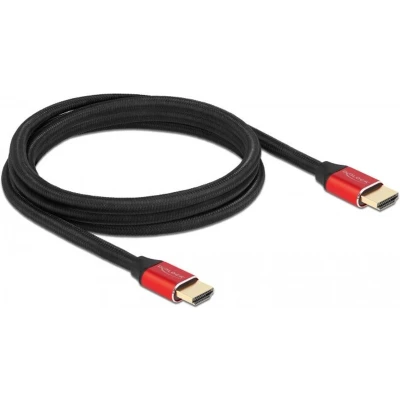 Afbeelding van Delock Ultra High Speed HDMI Cable 48 Gbps 8K 60 Hz red 2 m certified