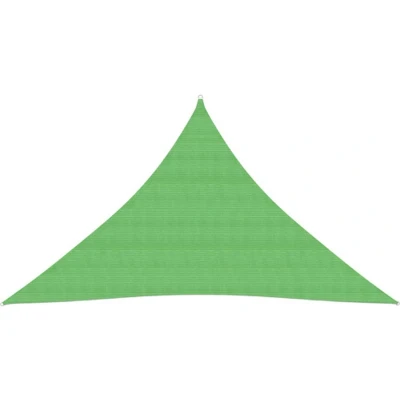 Afbeelding van Zonnezeil 160 g/m² 5x5x6 m HDPE lichtgroen