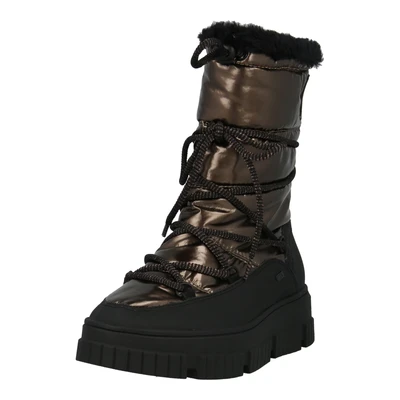 Afbeelding van s.Oliver Dames Kanten Enkellaarzen 5 26401 43 Sneeuwlaarzen, Brons, 37 EU, EU