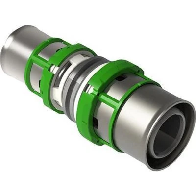 Afbeelding van SkinPress New Messing rechte koppeling 26 x 16 mm pers