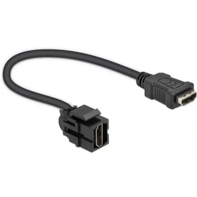 Afbeelding van Kantelbare keystone connector Zwart Delock