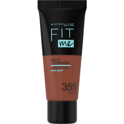 Afbeelding van 1+1 gratis: Maybelline Fit Me Matte + Poreless Foundation 355 Pecan