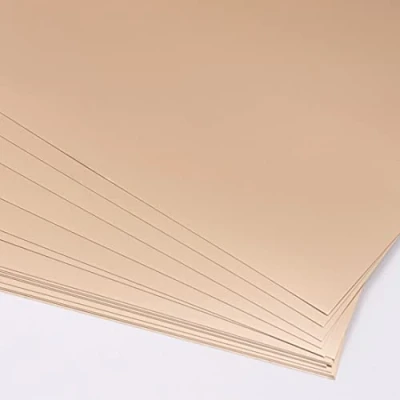Afbeelding van Craftelier Verpakking met 15 metallic folies, ideaal materiaal voor kaarten, scrapbooking en knutselwerk, gewicht 250 g/m², afmetingen 30,5 x cm, kleur: roségoud