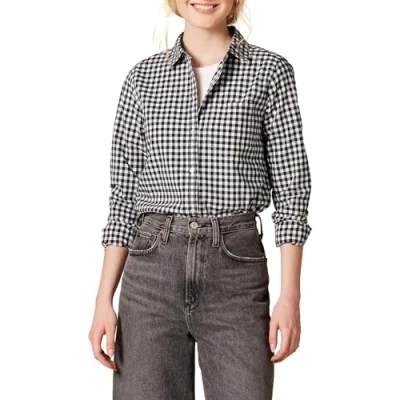 Afbeelding van Amazon Essentials damesshirt met lange mouwen,Klassieke Gingham,L XL