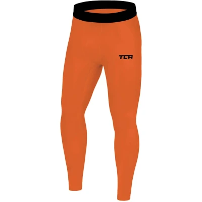 Afbeelding van TCA Men&#039;s SuperThermal Compression Armour Base Layer Thermal Under Tights Orange, Large