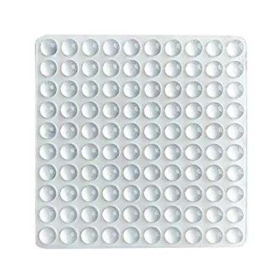 Afbeelding van Zelfklevende bumperpads in halfronde vorm, geluidsabsorberende rubberen voetjes voor kasten, kleine huishoudelijke apparaten, elektronica, fotolijsten, 100 stuks