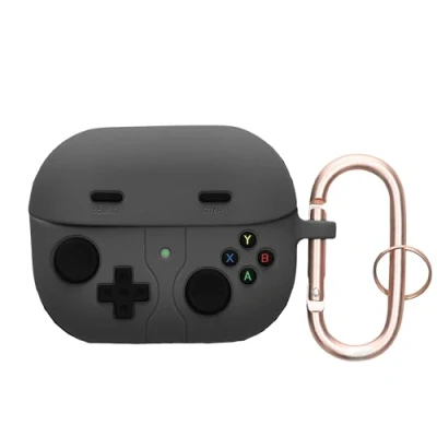 Afbeelding van kwmobile case compatibel met Samsung Galaxy Buds 3 / Pro Hoesje voor oordopjes in zwart Gameconsole