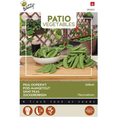 Afbeelding van Patio Veggies, Peul Doperwt Sugar Snap Delikett