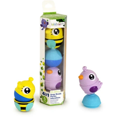 Afbeelding van Lalaboom Set dieren (6 stuks) paars