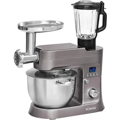 Afbeelding van Bomann KM 1395 CB Keukenmachine Titanium