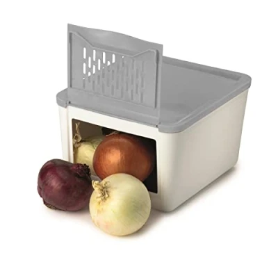 Afbeelding van Snips Houder voor uien en groenten, 2 kg, container het bewaren van uien, gemaakt in Italië, BPA vrij