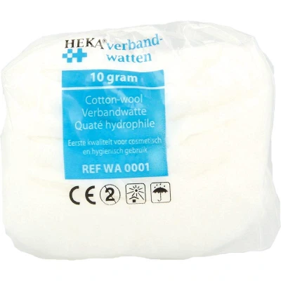 Afbeelding van Heka Verbandwatten zigzag 10 g