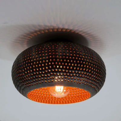 Afbeelding van Fraaai Gear plafondlamp Ø35 cm Metaal punch