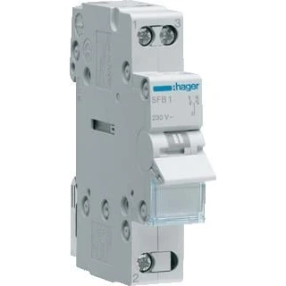 Afbeelding van Hager modulaire omschakelaar 2 polig 25 a no nc i 0 ii common point onder sfb225