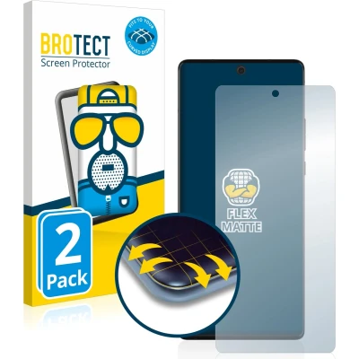Afbeelding van BROTECT Full Cover Antireflecterende Screen Protector voor Motorola Edge 30 Ultra (2 Stuks) Schermbeschermer, Protector, Mat