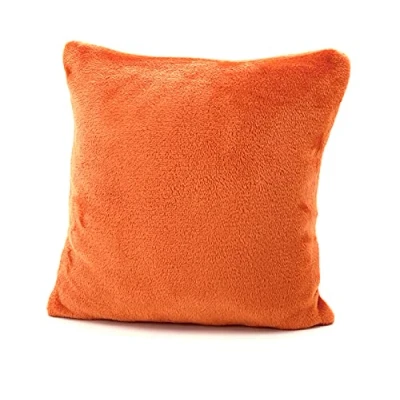 Afbeelding van heimtexland ® Flanel knuffelkussen Super Soft decokussen pluche type 380 kussensloop zand 40x40 cm