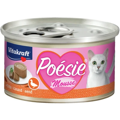 Afbeelding van Vitakraft Poésie Mousse Blikje 85 g Kattenvoer Eend