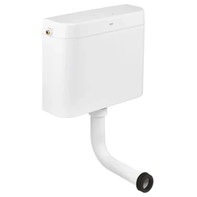 Afbeelding van GROHE QUICKFIX start 37406SH0 Wastafel voor toilet (met stopp waterbesparende functie, 6 9 l instelbaar, opbouw), alpinewit,