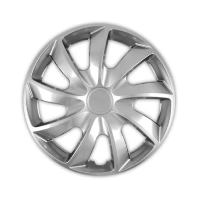 Afbeelding van NRM QUAD SILVER 17&#039;&#039; / Wieldoppen zilver Bedekt met beschermende lak
