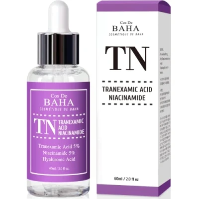 Afbeelding van Cos de BAHA Serum Tranexamic Acid 5% with Niacinamide for Face/Neck Helps to Reduce the Look of Hyper Pigmentation, Discoloration, Dark Spots, Remover Melasma K Beauty 60 ml
