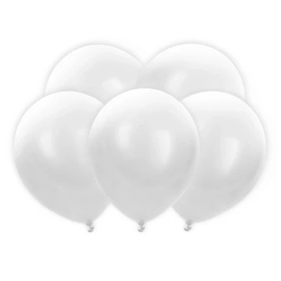 Afbeelding van Led ballonnen wit (5st)