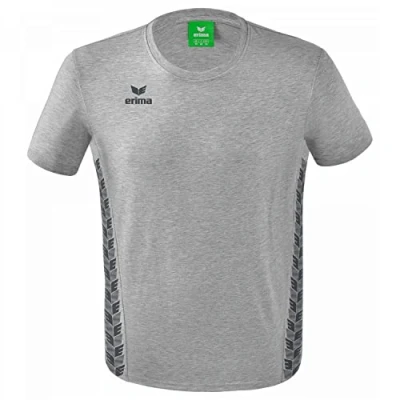Afbeelding van Essential Team T shirt licht grey melange/slate / XXL