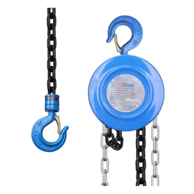 Afbeelding van Flessentakel 1000 kg / 1 t hefvermogen 2500 mm 250 cm hijshoogte rond katrolblok kettingtakel touw ratel takel