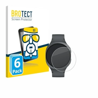 Afbeelding van BROTECT Screenprotector voor Samsung Galaxy Watch 8 (40 mm) Folie Beschermfolie Beschermglas transparant (6 Stuks)