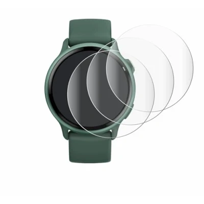 Afbeelding van Savvies Screenprotector voor Garmin vivoactive 6 Folie Beschermfolie transparant volledig dekking (4 Stuks)