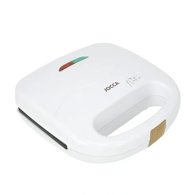 Afbeelding van Jocca Nature Tosti Apparaat Wit Tostiapparaat / Bamboe 2183