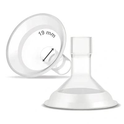 Afbeelding van Maymom MyFit Comfy Series 19 mm tweedelige speen compatibel met Medele borstkolven; MaxFlow Flex aansluiting; 2 stuks