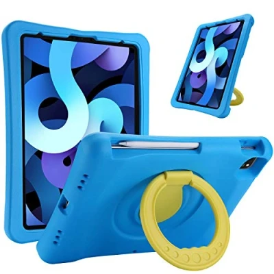 Afbeelding van ProCase Kids Hoes voor iPad Air 5 10,9&quot; 2022 / 4 2020 Pro 11 2018, Schokbestendig Kinderen Case Cover Kinderhoes Kinderbeschermhoes met Standaard Blauw